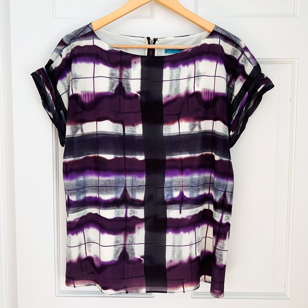Alice + Olivia Silk Top